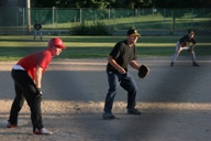 Rob DuJack (3B) / Andy Rosen (SS) / Mike Dubay (LCF) - (8-13-07)